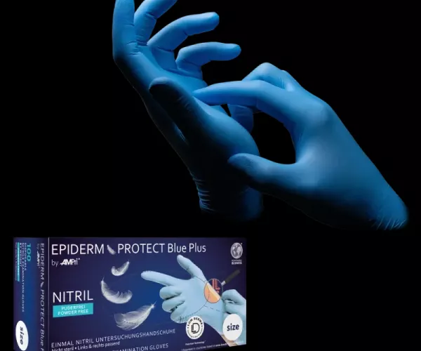 Рукавички нітрилові EPIDERM BLUE